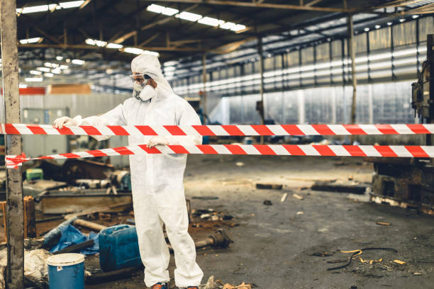 Professional Unattended Death Cleanup technician working in West New York, NJ